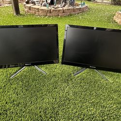 PAIR OF 22” LENOVO COMPUTER SCREENS MONITORS 47TH AVE. AND DOBBINS IN LAVEEN