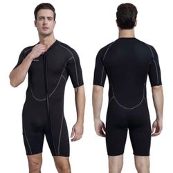 New Men’s 3mm Shorty Wetsuit XL