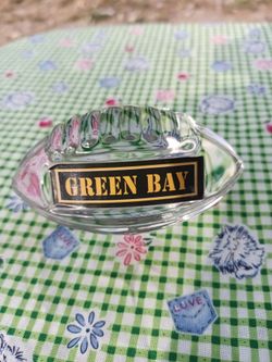 Crystal Green Bay Packers Football Vintage