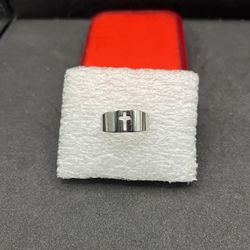 Cross Silver Ring - Size 10