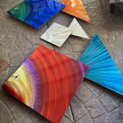 Jon Allen Metal Decorative Fish 