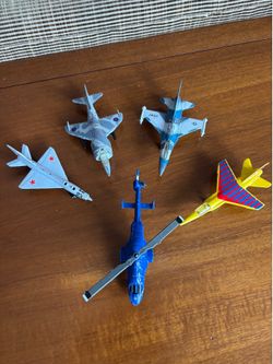 Matchbox Die-cast Planes and ERTL Helicopter