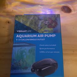 Aquarium air pump