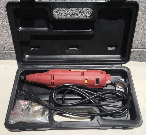 Chicago Electric power tools 4 speed rotary tool kit.In box.Dremel type