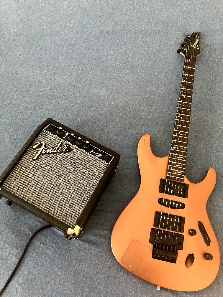 Ibanez Electric & Fender Amp