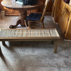 Outdoor Garden Bench With Custom Cut Foam