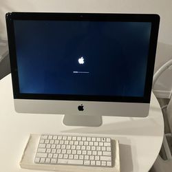 Apple iMac A1418 And Keyboard (Read Description)