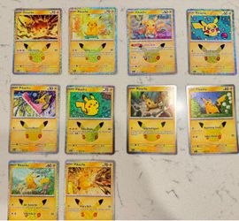 10 Pikachus for $8- Pokemon 30th Celebration