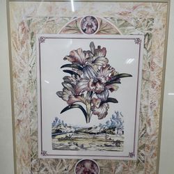 Art,  SAA,  Print, Steve But, Symphony Orchard Nr 98, Gold Framed 28x34”