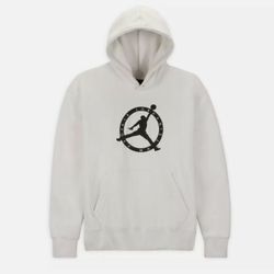 Nike Air Jordan Off-White Hoodie Sweatshirt Size 3X Phantom