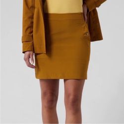 Athleta Vienna Cargo Skort In Spicy Mustard 
