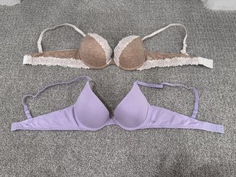 *Lot of 2 Women's Victoria's Secret PINK Brand Bra's, 36AA*