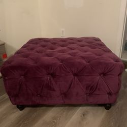 Purple Ottoman 