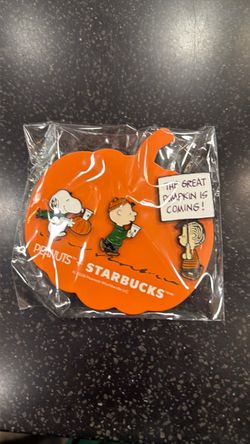 Starbucks Snoopy Pin Set