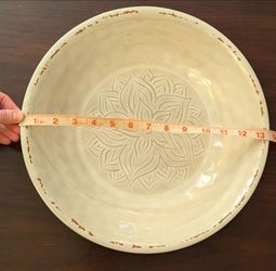 Large Melamine Serving Bowl