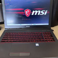 Msi 15.6 Gaming Laptop