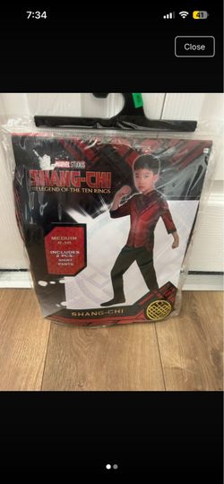 Marvel Shang-Chi Kids Costume Medium 8-10