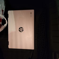 White Hp Chromebook X360