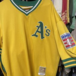 Mitchell And Ness Rickey Henderson Jersey 