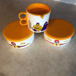 McDonalds 1980’s (cup & bowls) $10