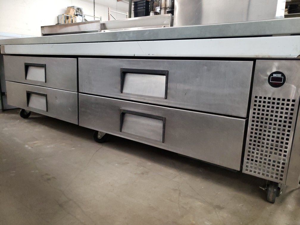 USED TRUE 8' Refrigerated Chef Base