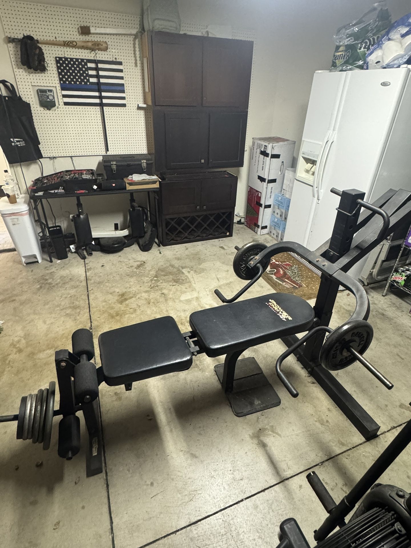 Bench / shoulder Press Weighted Multi Functional Equipment