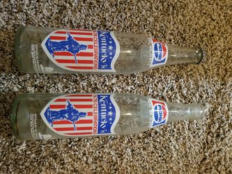 Pepsi limited edition Kentucky bottles collectables.