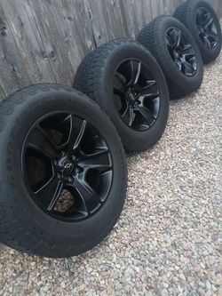 For Sale a Set Of 4 rims and tires