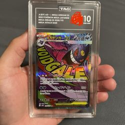 Graded Pokemon Japanese Mega Gengar Ex Mega Attack Rare 230/193 | TAG GEM MINT 10