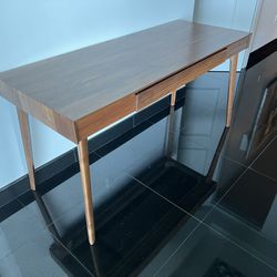 Designer Solid Walnut desk. Perfect Condition. 