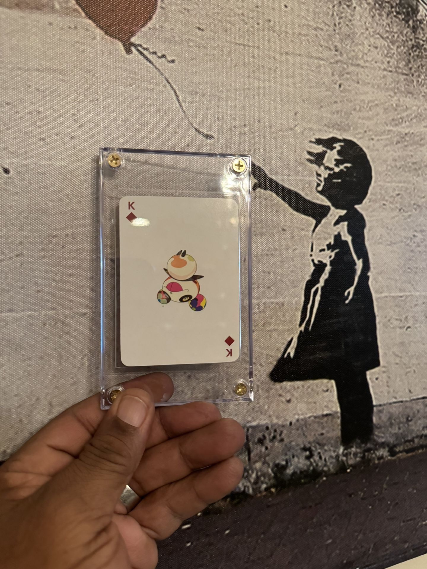 Rare 2003 King of Diamond Louis Vuitton x Takashi Murakami S/S Playing Card Panda LV