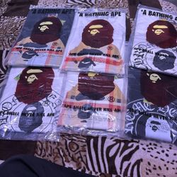 Bape Burberry And Chrome Heart 