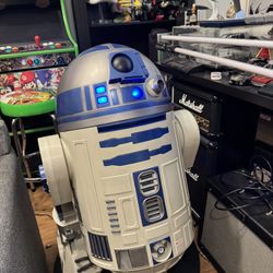 Star Wars R2d2 Animatronic 3.5 Feet Tall Life Size Moves And Sounds Like R2