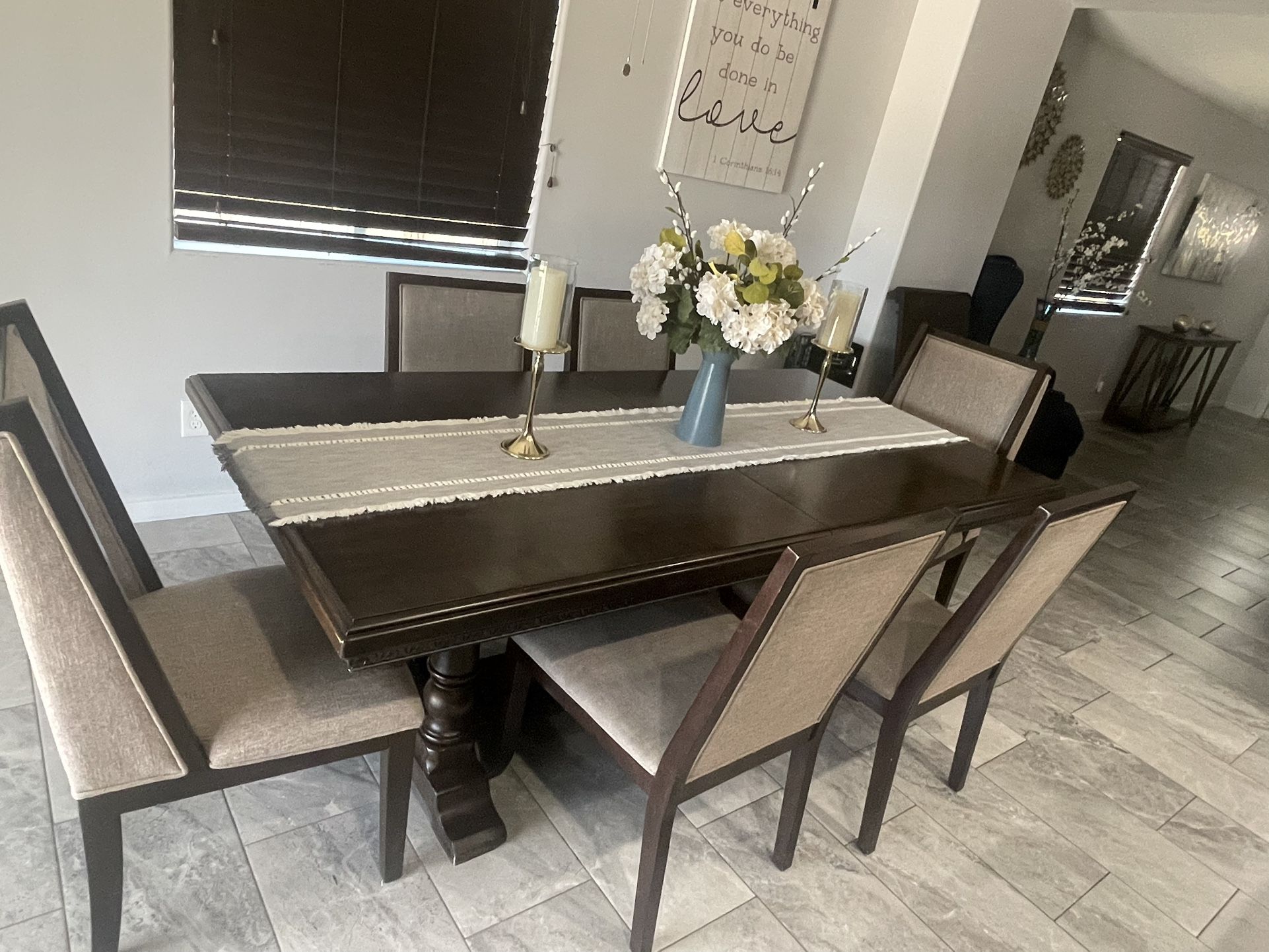 Dining Table With 6 Chairs