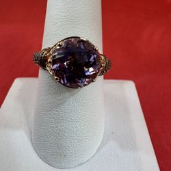 14kt, Levian Ring   5.1g Purple Stone 