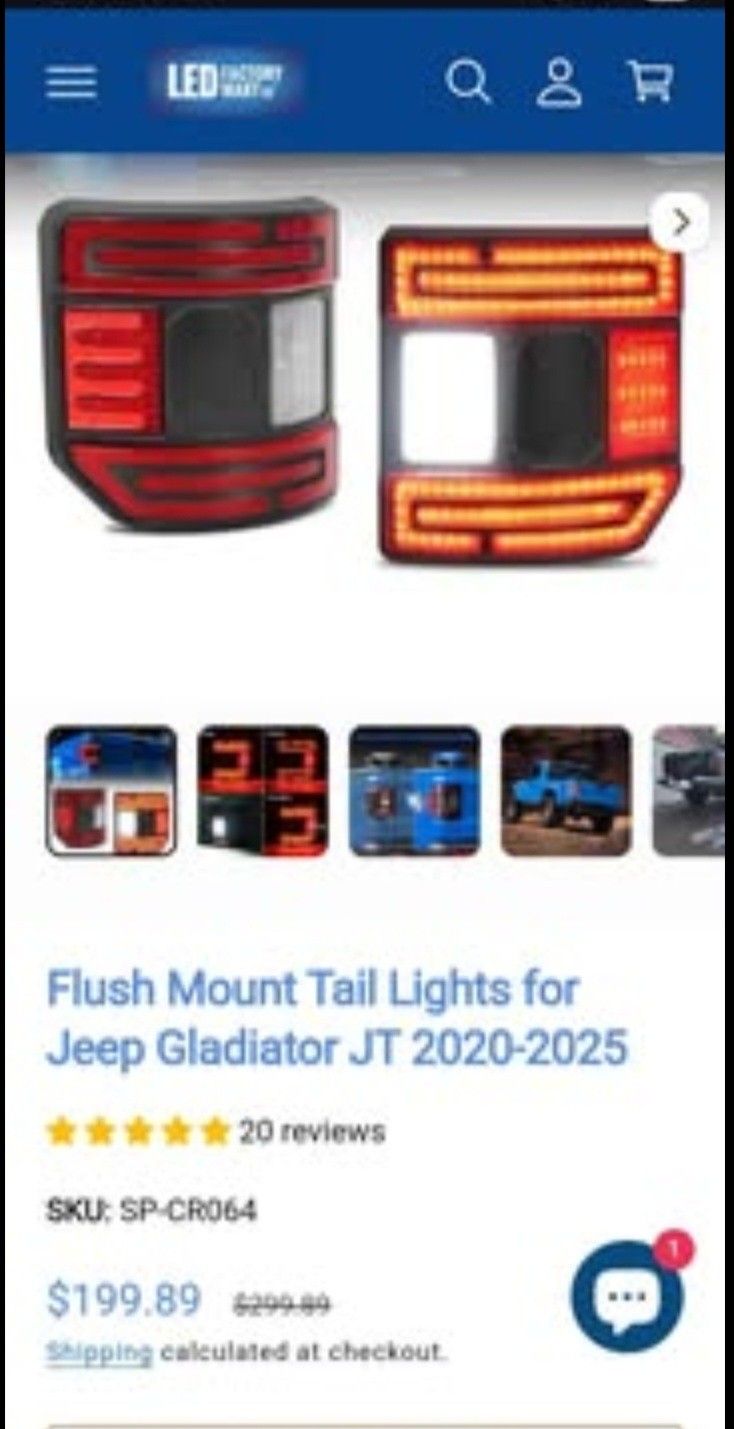 Gladiator Tail lights