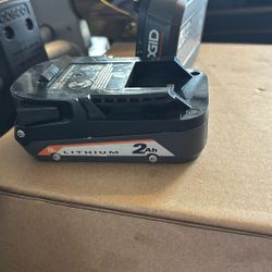 Two Ridgid Battery 
