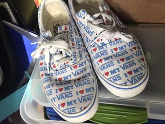 Vans (I love my vans print)