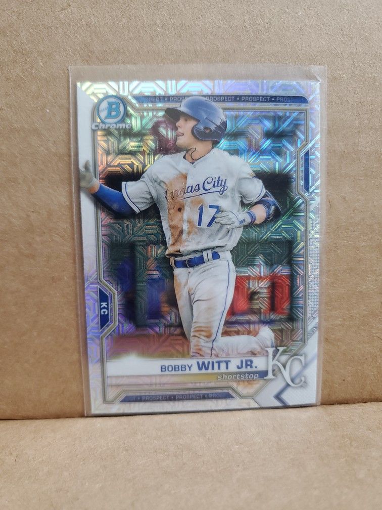 2020 Bowman Chrome Mojo Refractor Bobby Witt Jr Prospect Rookie