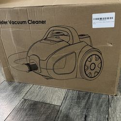 Canister Vacuum Cleaner, 32Kpa 1600W Bagless Vacuum Cleaner, Dust Full Indicator, H13 HEPA Filter, 3.7Qt Large Capacity, Lightweight Vac for Hard Floo