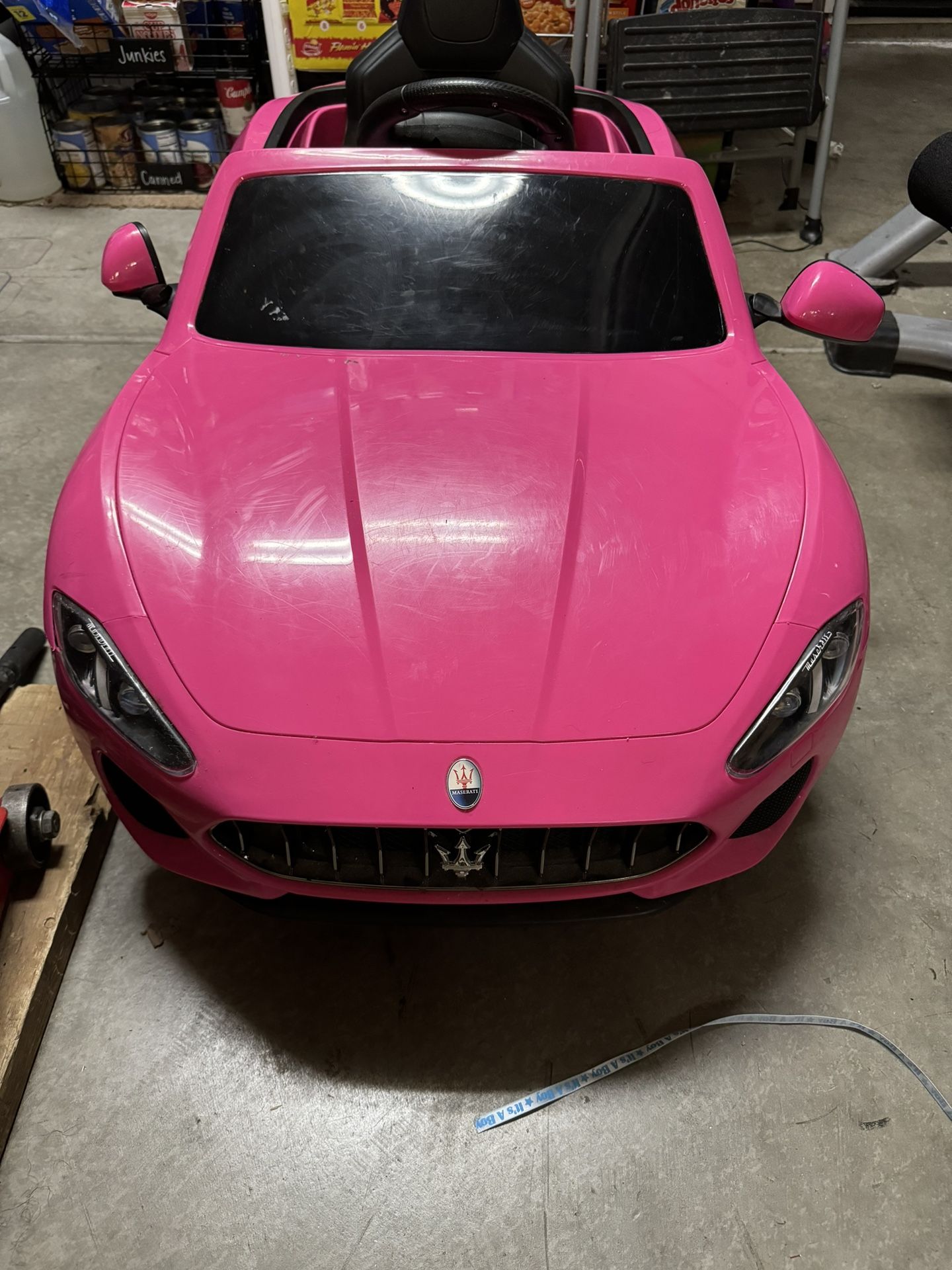 Kids Maserati Sport Car Pink