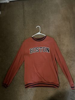 Orange Boston Sweater