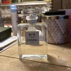 Chanel No. 5 Paris Empty Perfume Bottle 