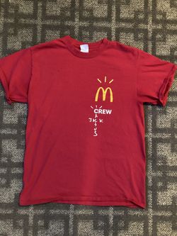 Rare McDonalds Cactus Jack Crew T Shirt