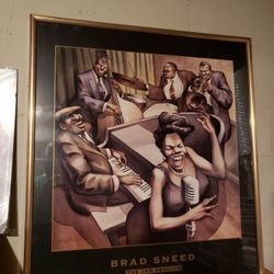 Brad Sneed The Jam Session Framed Picture