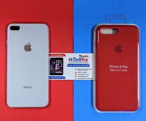 iPhone 8 Plus. 64GB. Factory unlocked. Like new condition. With warranty. + Free case