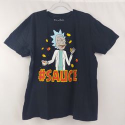 Rick And Morty Nugget Szechuan Sauce T Shirt Adult Swim Ripple Juntion Size XL Extra Large