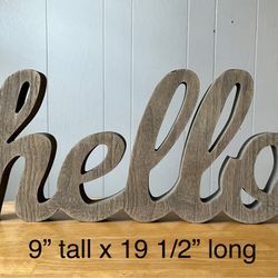 Two Different Signs For Decor