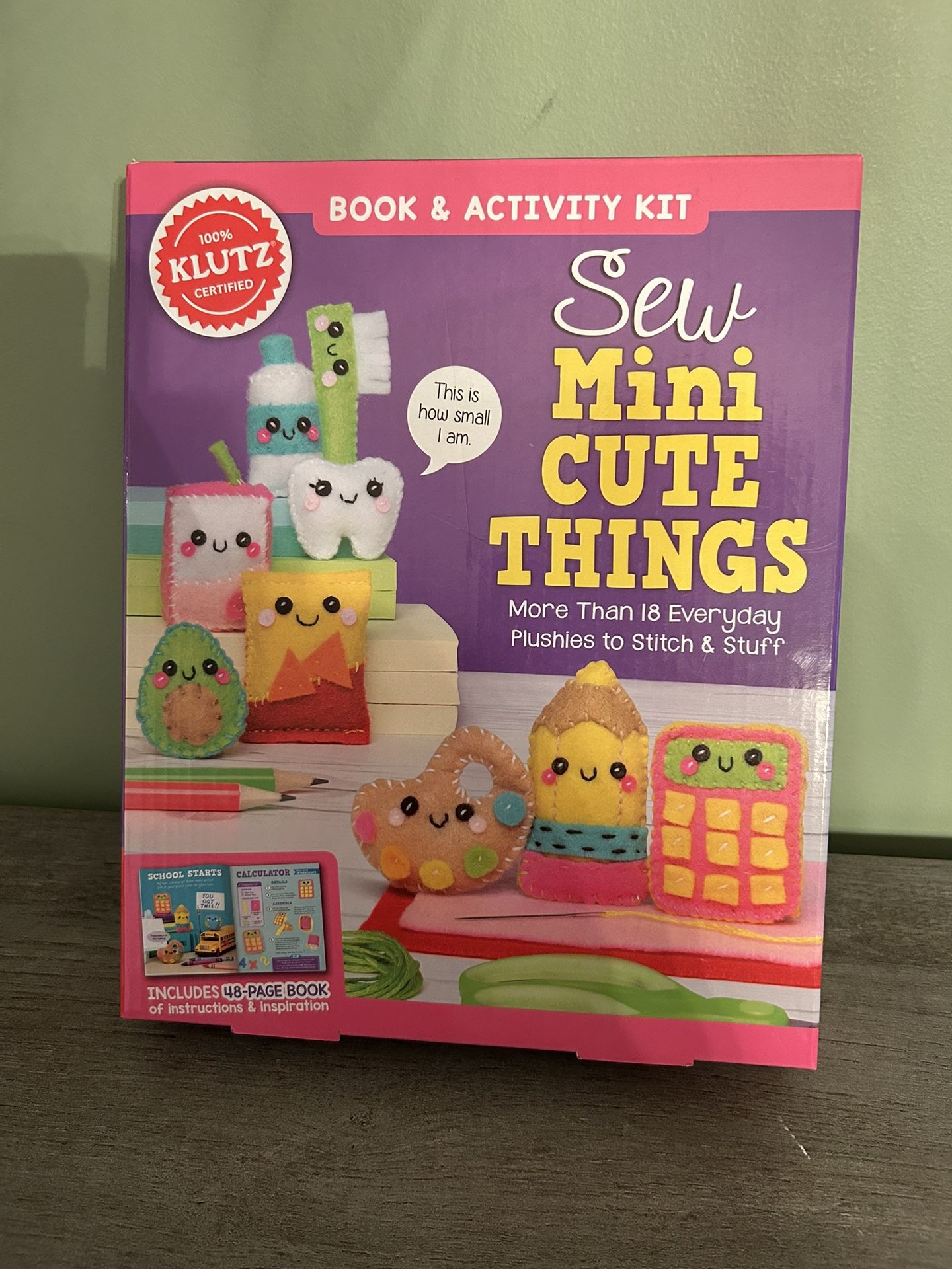 KLUTZ Sew Mini Cute Things Craft Kit