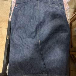 Levi Denim Size Large Skirt